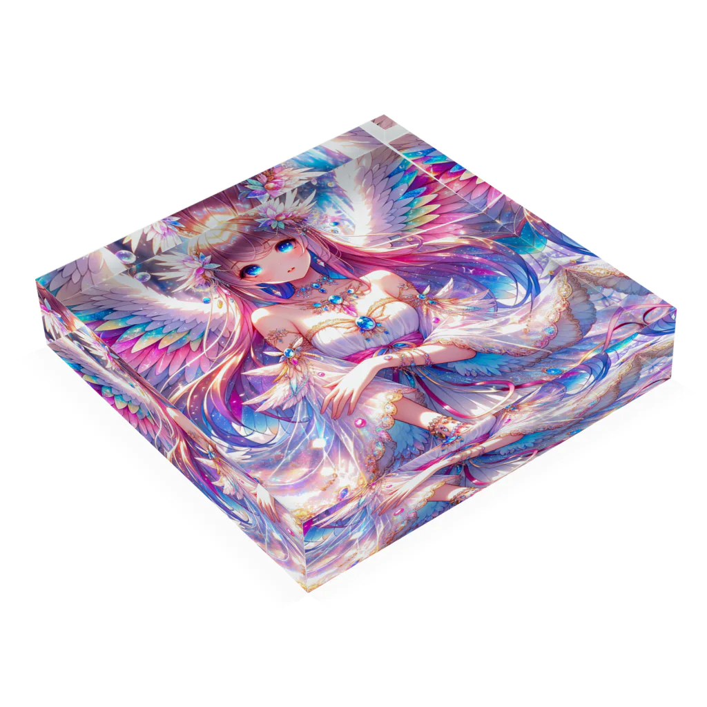 SesilionのCelestial Angel Acrylic Block :placed flat