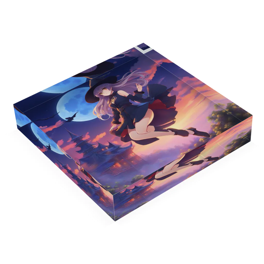 Enigma_Whispererの魔女っ娘 Acrylic Block :placed flat