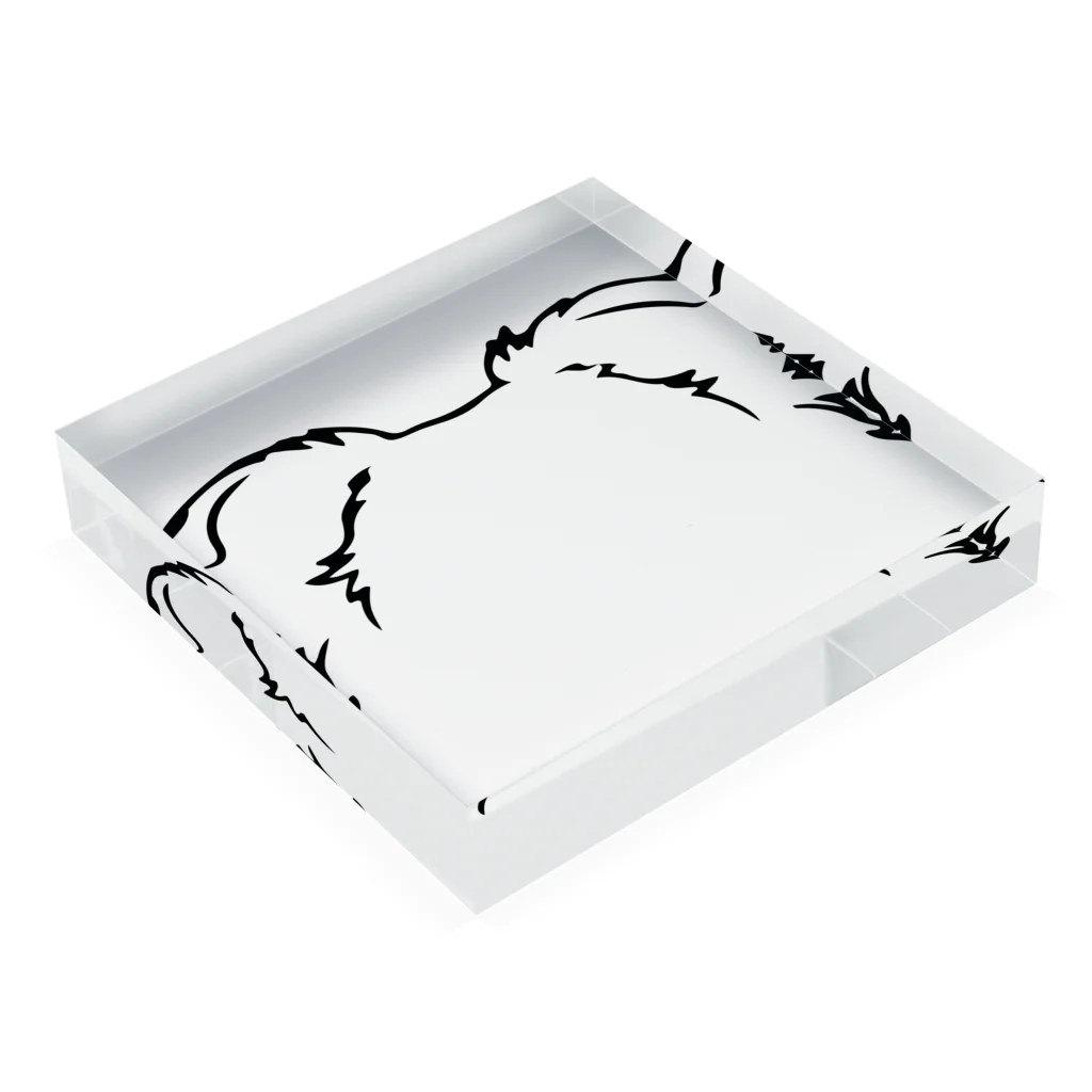 Studio-Nullのオーストラリアン・シェパードのグッズ Acrylic Block :placed flat