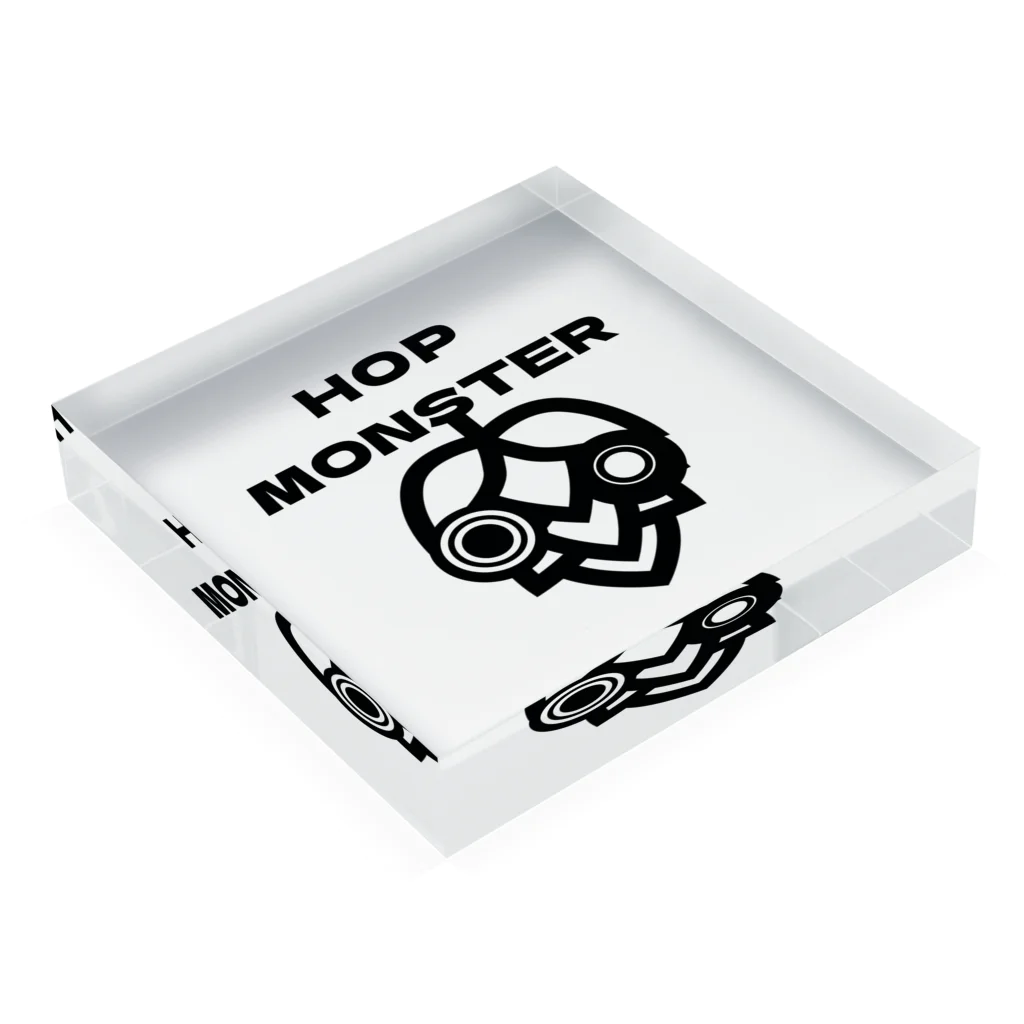 8MAKERのHOP MONSTER Acrylic Block :placed flat