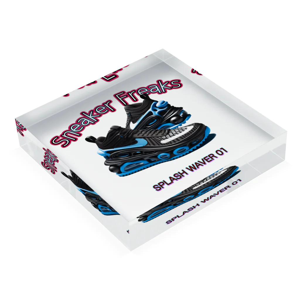 Lock-onの【Sneaker Freaks】Splash Waver 01 Acrylic Block :placed flat