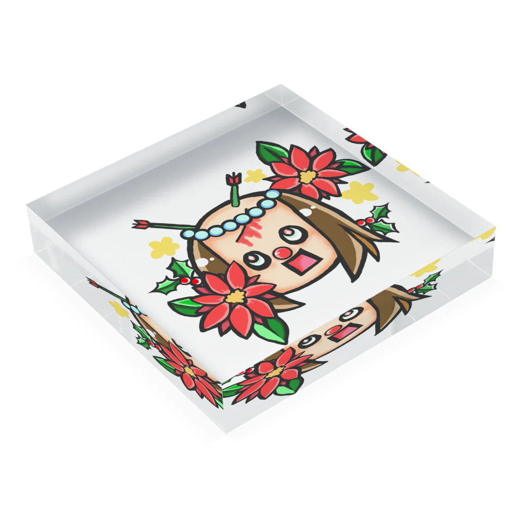 Shou3s-Storeのおちむしゃ Xmas ver Acrylic Block :placed flat