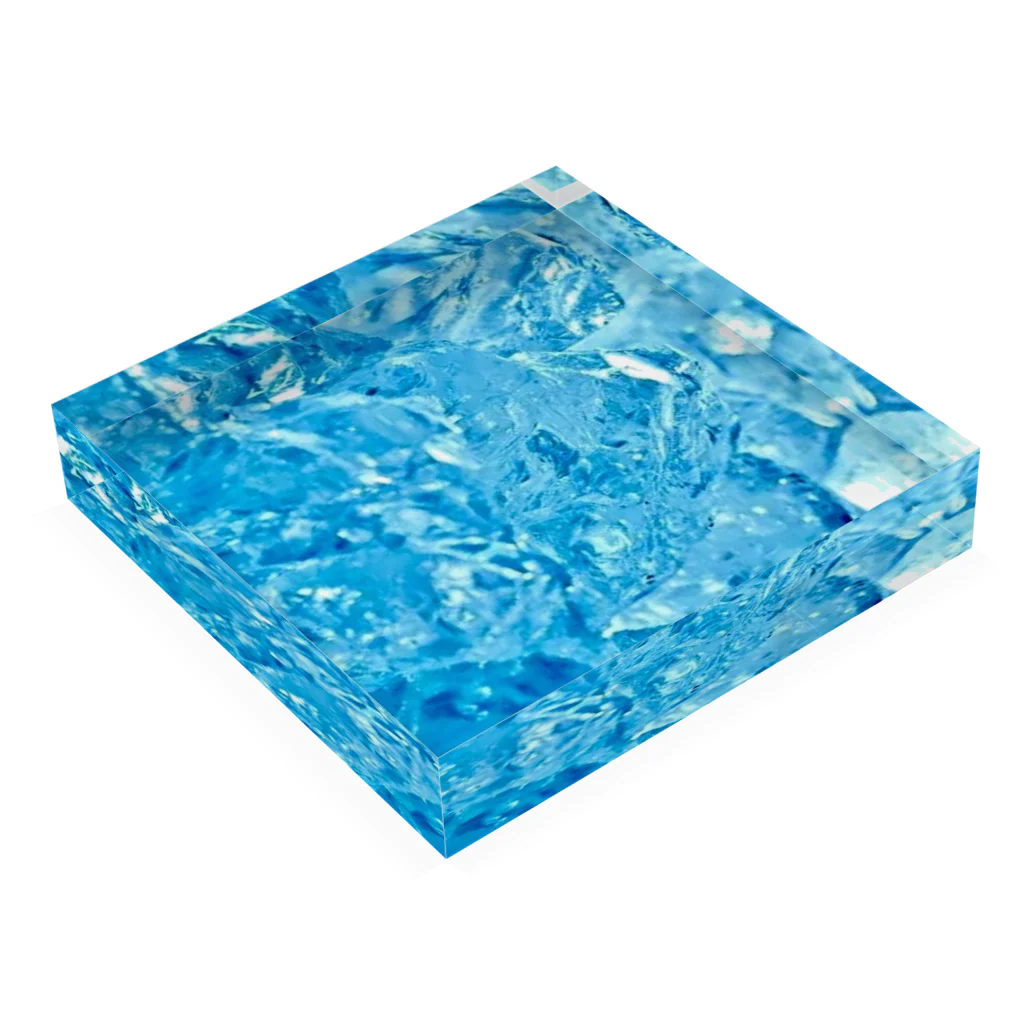 dgjpmgldgmの氷 Acrylic Block :placed flat