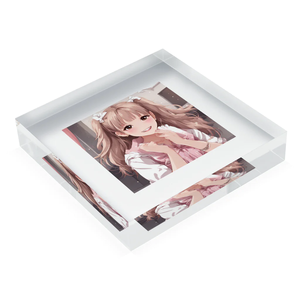 VAMOSのあかり Acrylic Block :placed flat