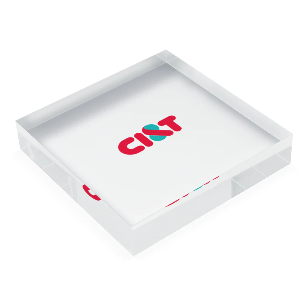 CI&T JapanのCI&Tグッズ Acrylic Block :placed flat