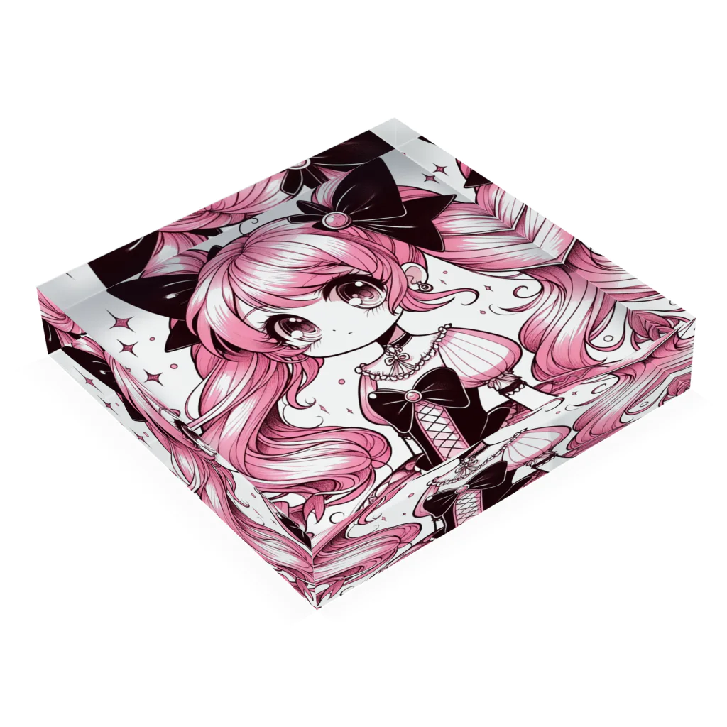 むこうのくにの魔法少女 Acrylic Block :placed flat