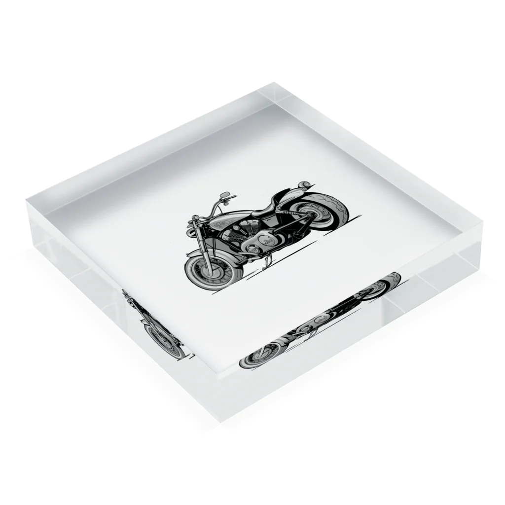 wowwooのHarley-Davidson V-ROD Acrylic Block :placed flat