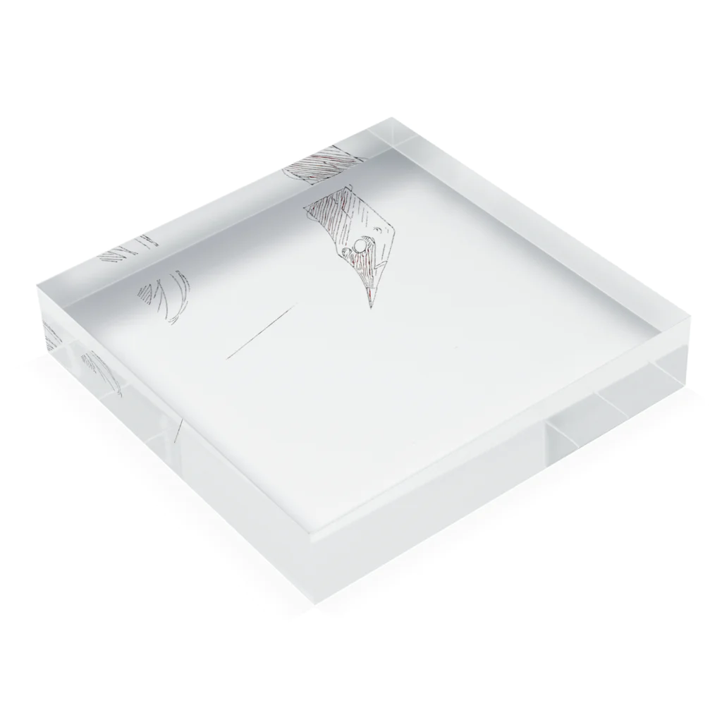 meyl29のらクがキ Acrylic Block :placed flat