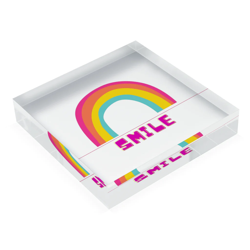 ykak1215のSmile Acrylic Block :placed flat