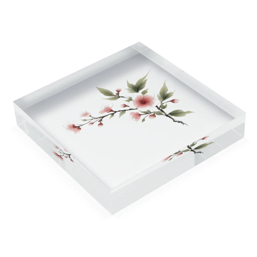 shizen_haの春の花 Acrylic Block :placed flat