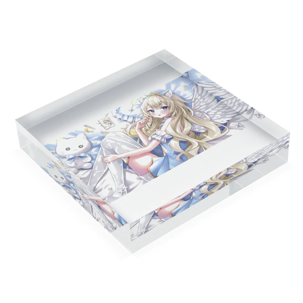 331誕生日のあいすグッズ Acrylic Block :placed flat