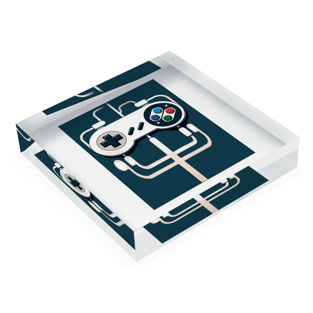 Namataのgame pad Acrylic Block :placed flat