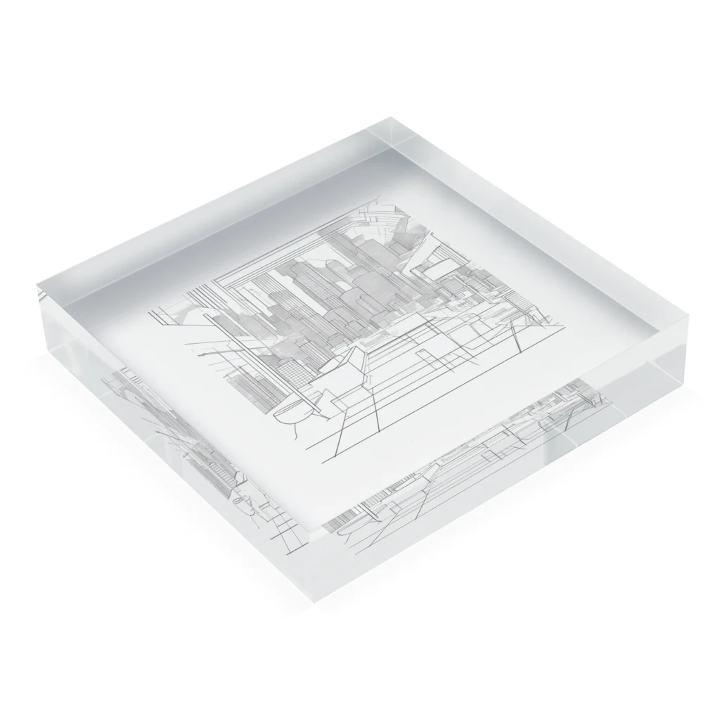 solt-oreの未来 Acrylic Block :placed flat