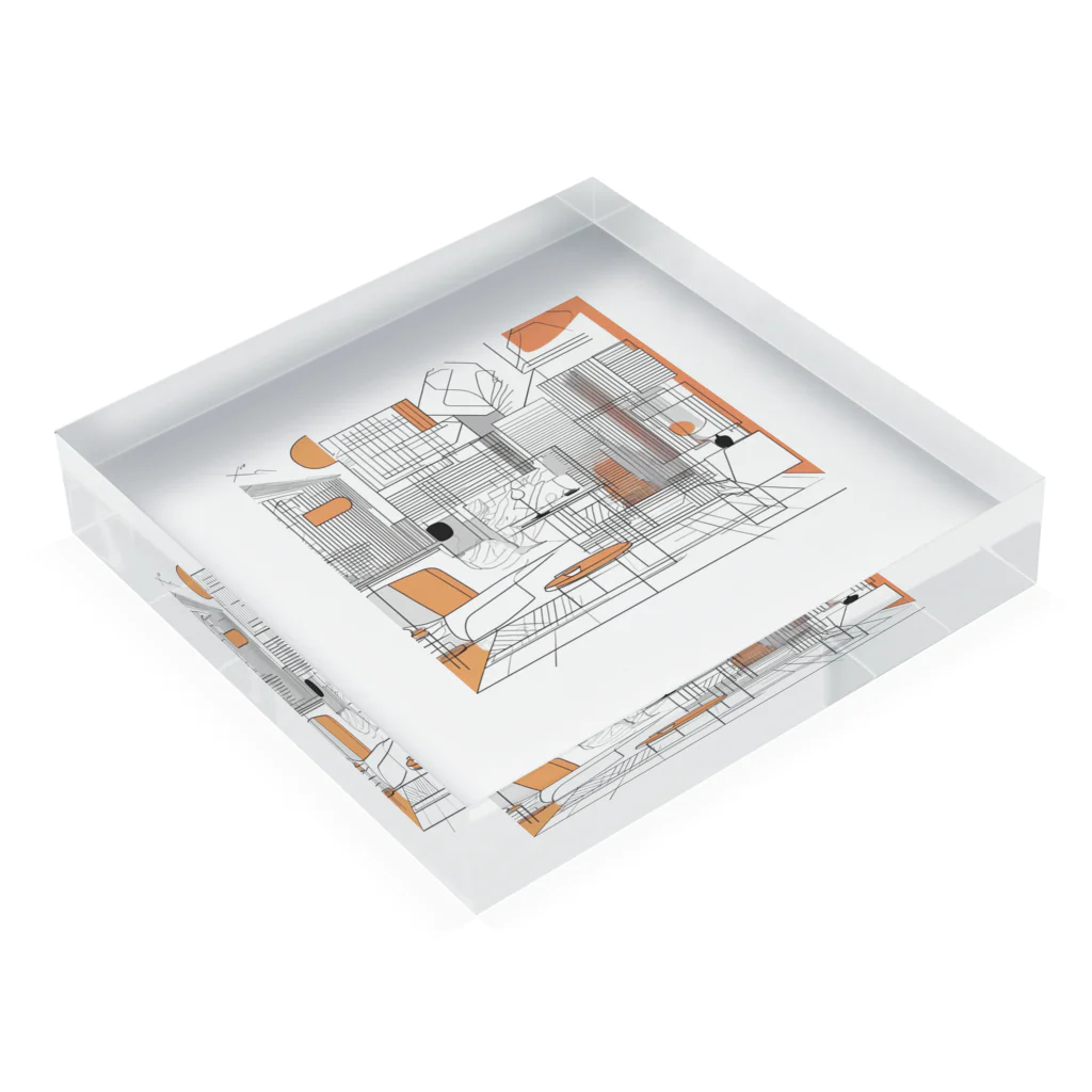 solt-oreの華麗絢爛 Acrylic Block :placed flat