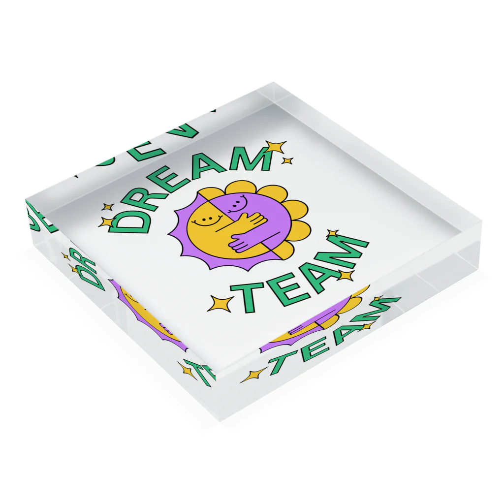 Persona-TechのDREAM TEAM Acrylic Block :placed flat