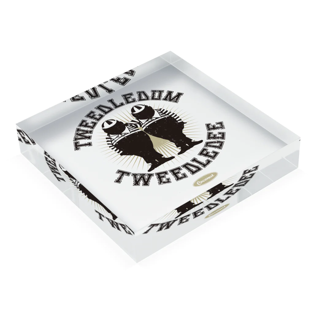 G-laboのTweedledum and Tweedledee Acrylic Block :placed flat