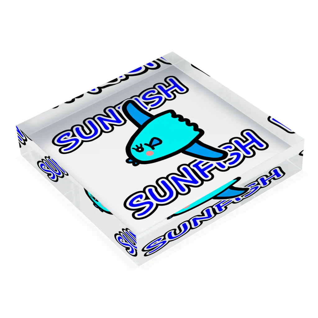 にゃんこ王子のにゃんこ王子 SUNFISH Acrylic Block :placed flat