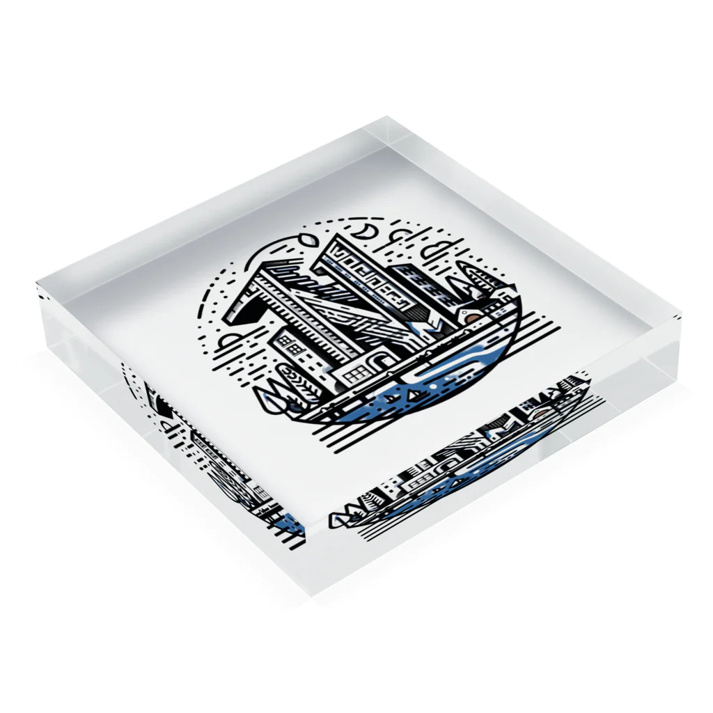 InVillageのインビレッジ Acrylic Block :placed flat