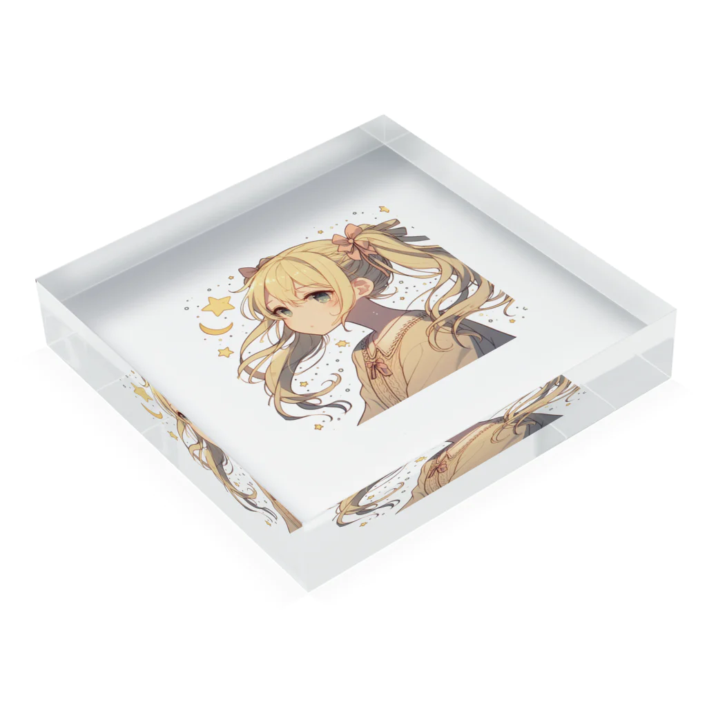 xsayaxの不思議の国の少女✨夢🐇🎩 Acrylic Block :placed flat