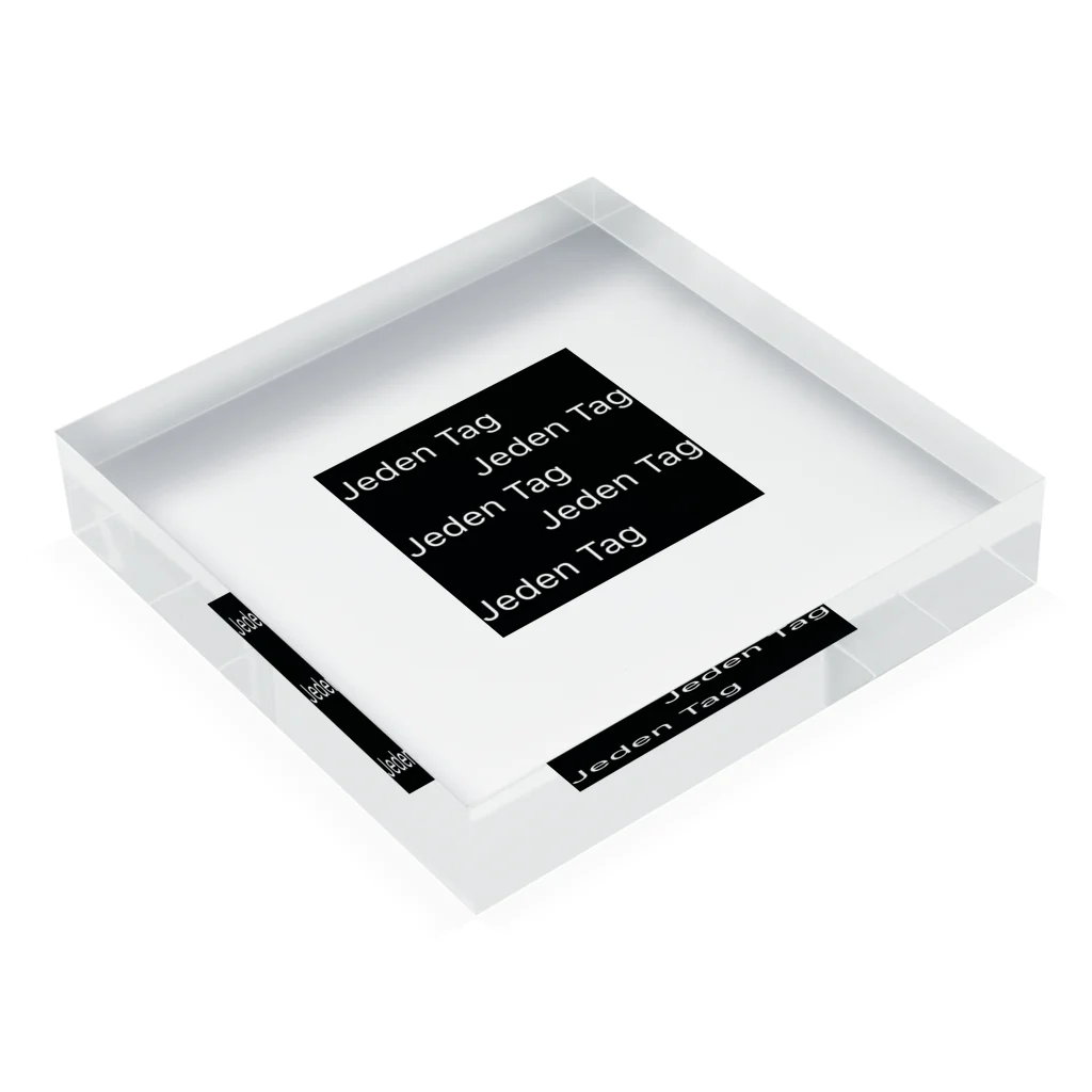 wifolのJeden Tag 【2】 Acrylic Block :placed flat