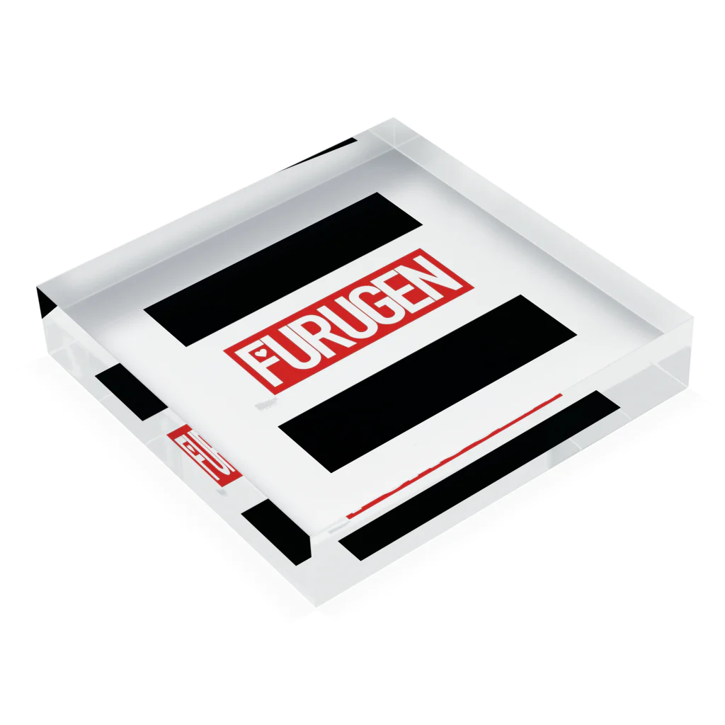 full_fullの「FURUGEN」 Acrylic Block :placed flat