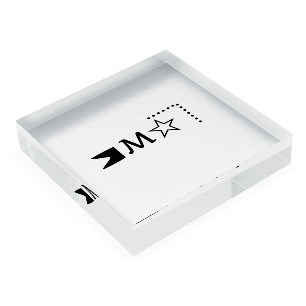 Rad7のMの飛躍 Acrylic Block :placed flat