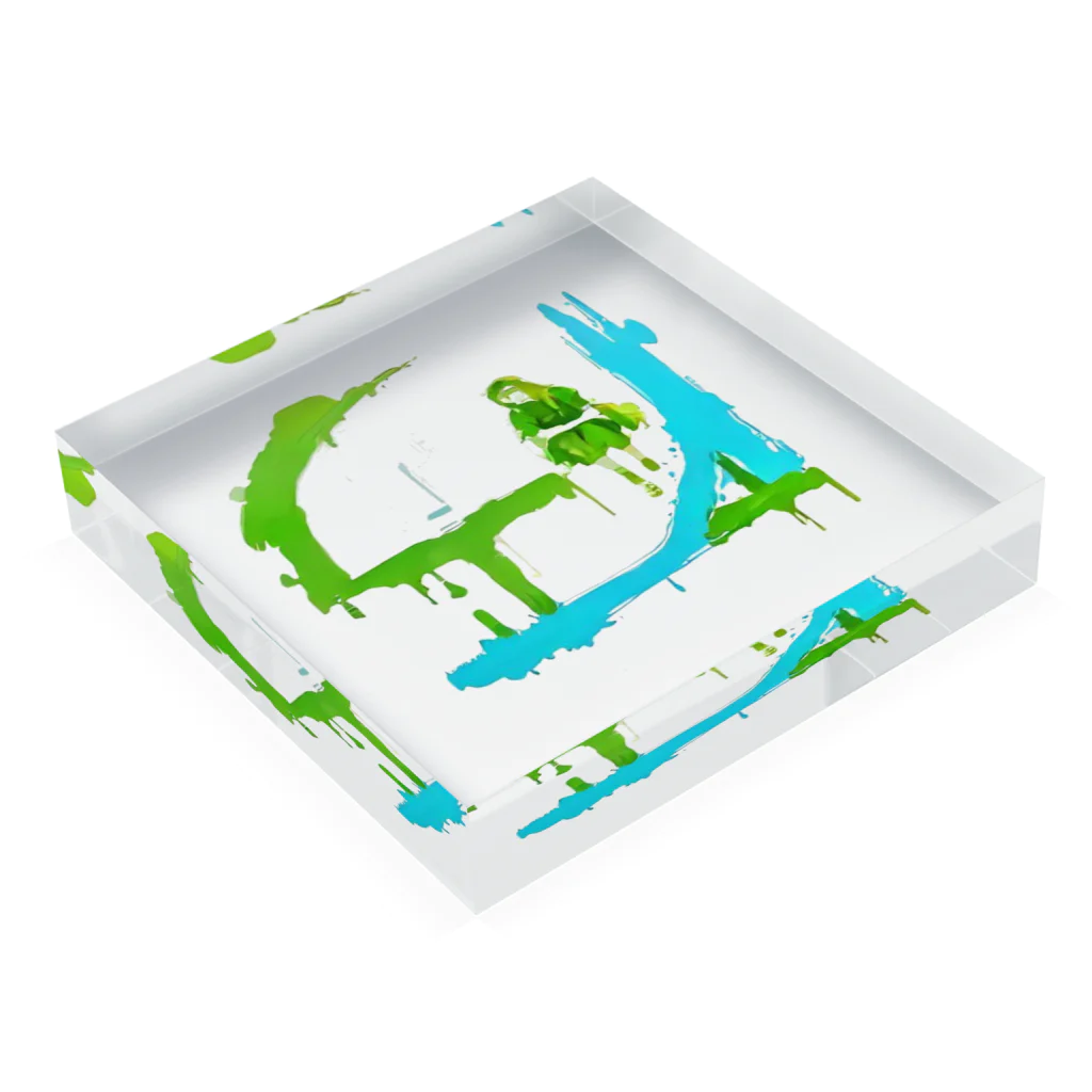 leisurely_lifeのspirit of the forest Acrylic Block :placed flat