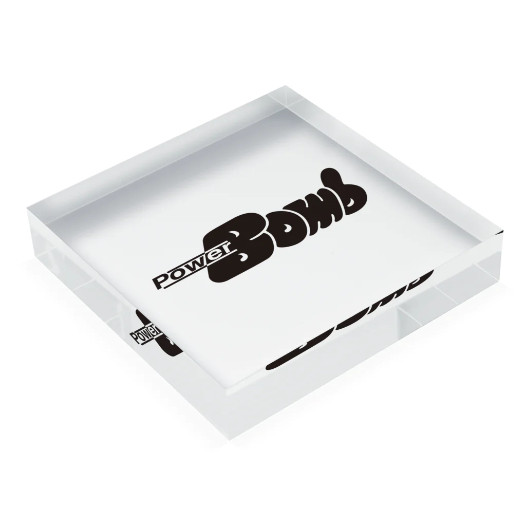 POWERSのショーパブPowerBomb Acrylic Block :placed flat