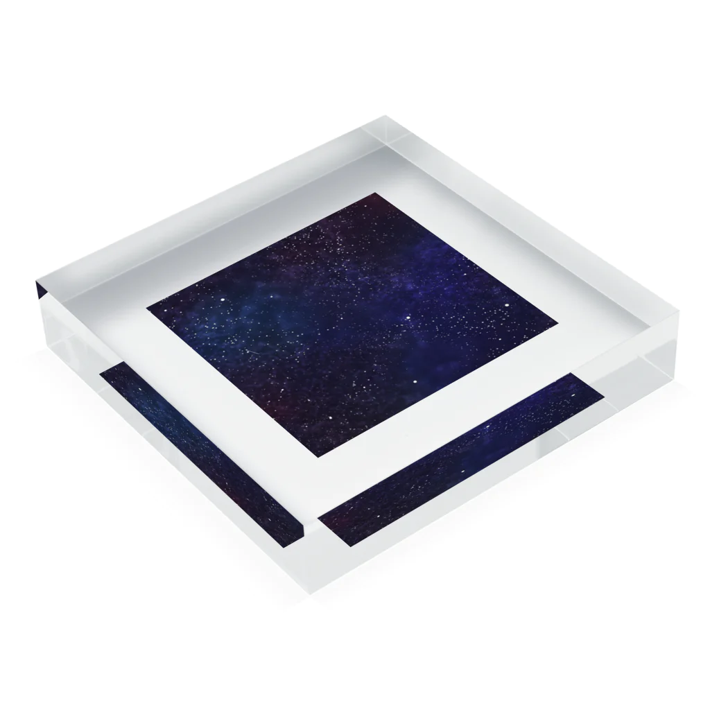 MISHIMAの宇宙 Acrylic Block :placed flat