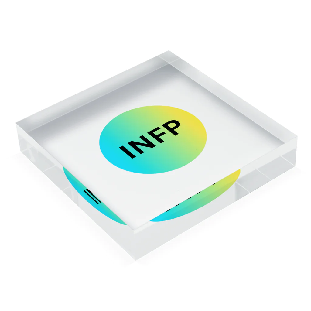 YumintjのINFP - 仲介者 Acrylic Block :placed flat