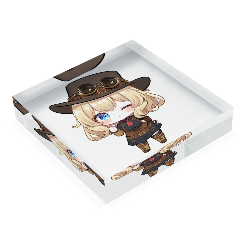 NO MAGIC RELIC HUNTERのNO MAGIC RELIC HUNTER #セレニウム ちゃんいいね Acrylic Block :placed flat