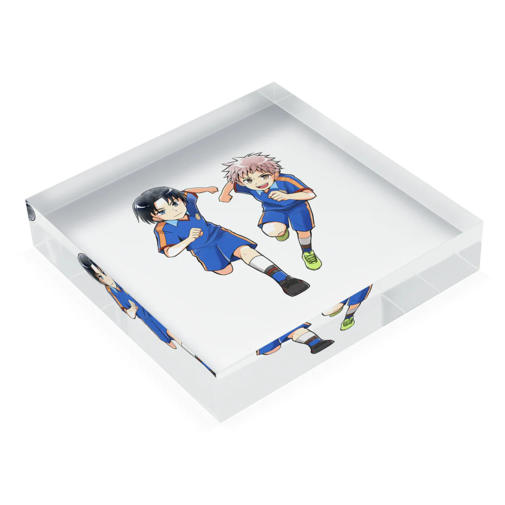 haru@実家暮らしの障害者クリエイターのさあ、春杯だ！公式アイテム Acrylic Block :placed flat