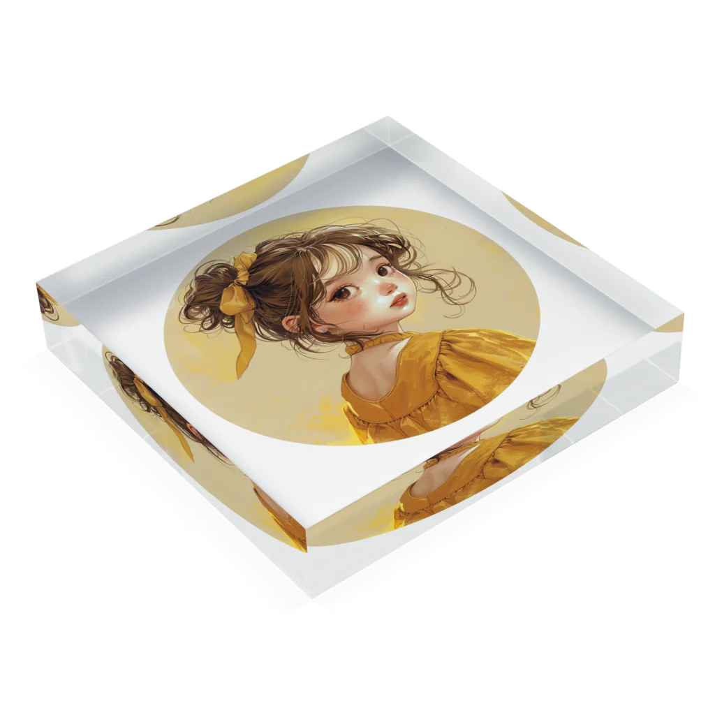 AQUAMETAVERSEの美少女・In the circle Tomoe bb 2712 Acrylic Block :placed flat