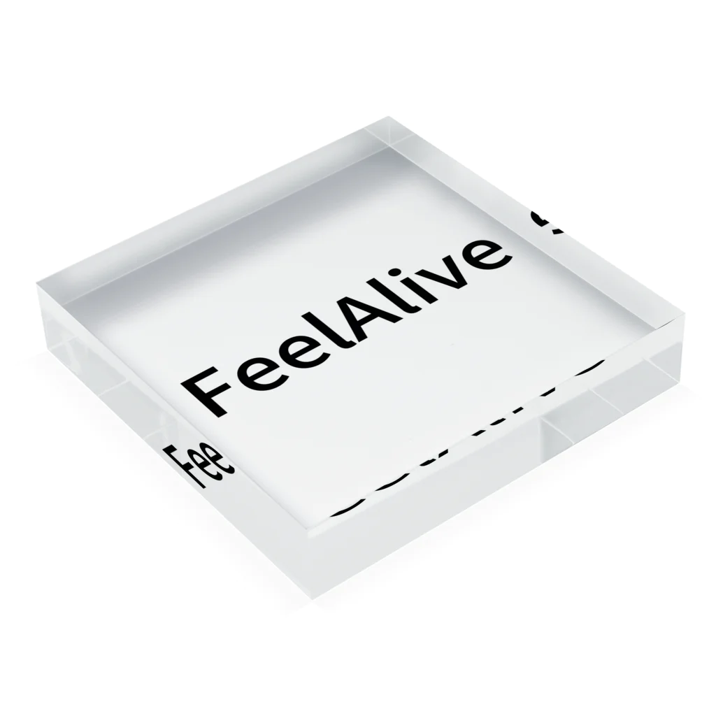 じょのFeel Alive アクリルブロックの平置き