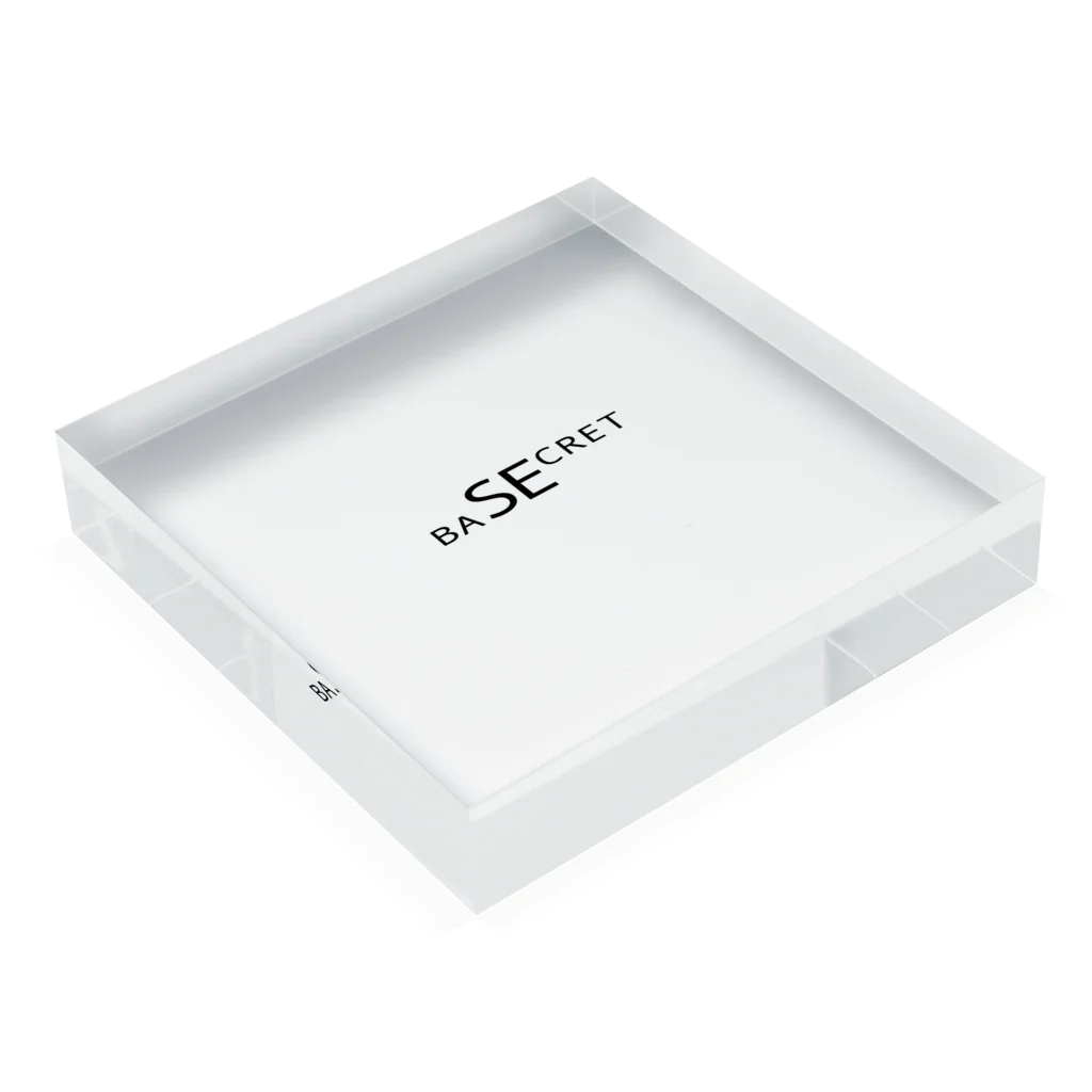 SECRET BASEのSECRET BASE Acrylic Block :placed flat