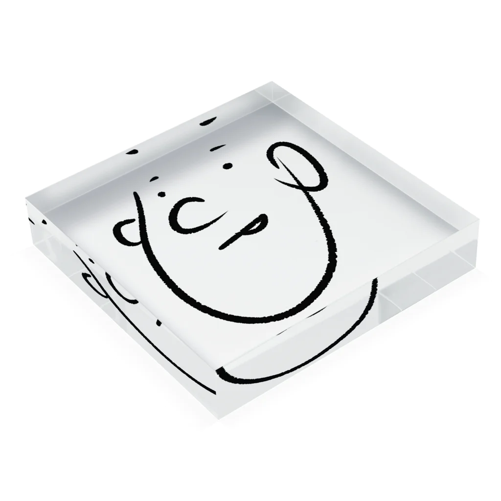 わにんげんはうすのぼくくん Acrylic Block :placed flat