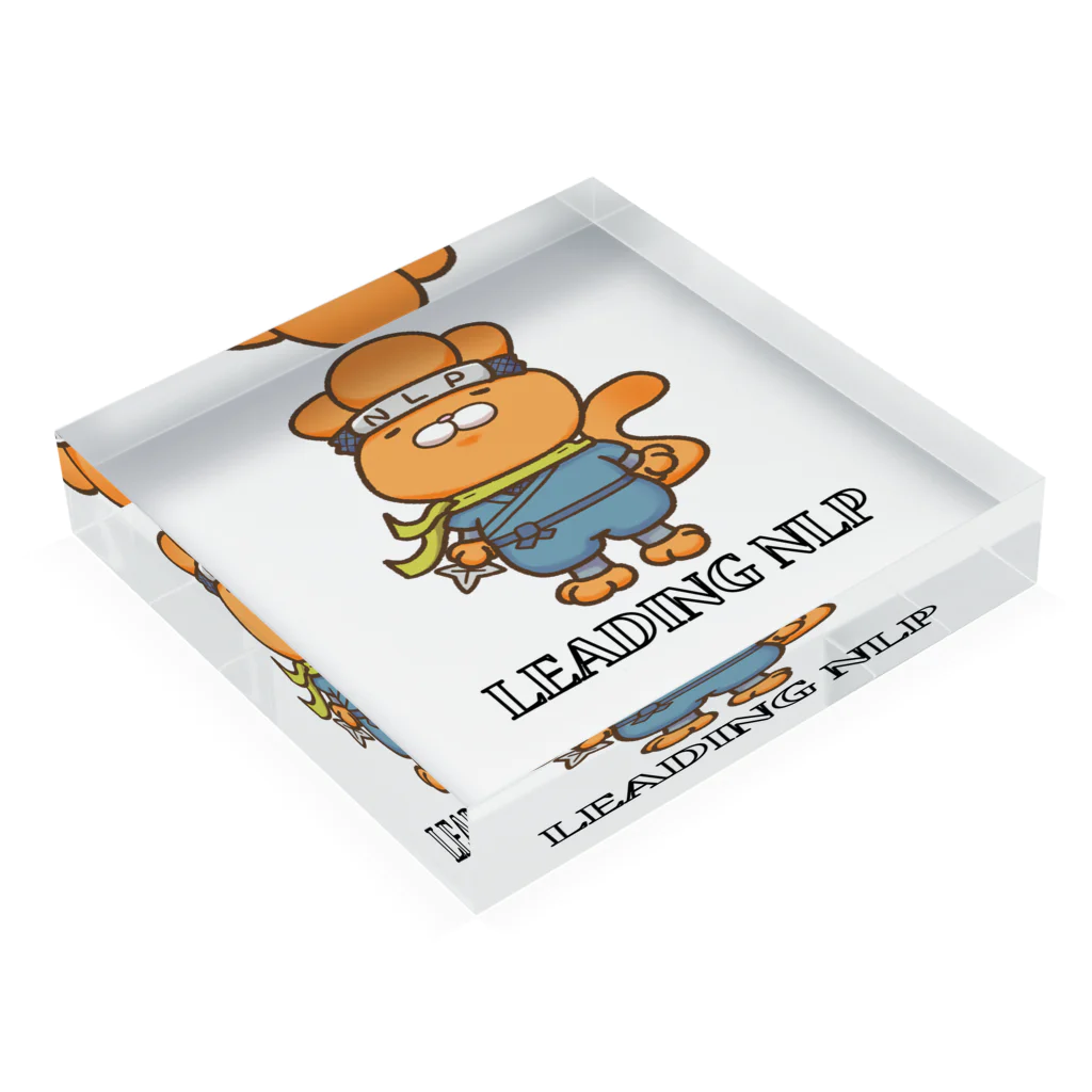 じょじょんきのLeading NLP Ninja Acrylic Block :placed flat