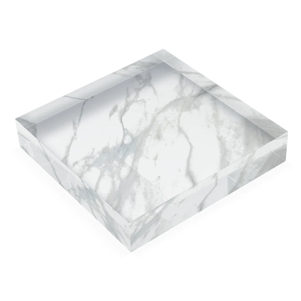 あずあずのmarble cretica Acrylic Block :placed flat