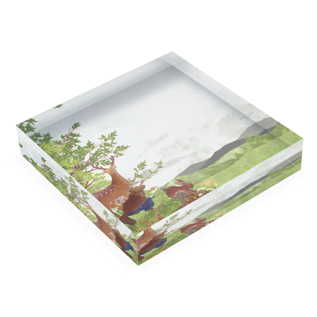 haruの夕立の後 Acrylic Block :placed flat