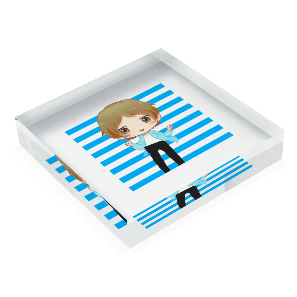 きーたんのきーたん Acrylic Block :placed flat