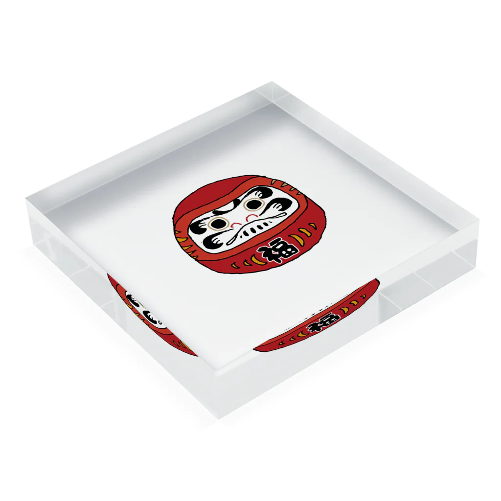 Kmaxshop53のJapanese DARUMA Acrylic Block :placed flat