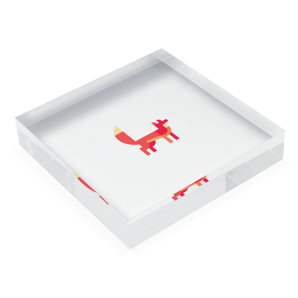 DID LIKE IT !のKiTTuNe Acrylic Block :placed flat