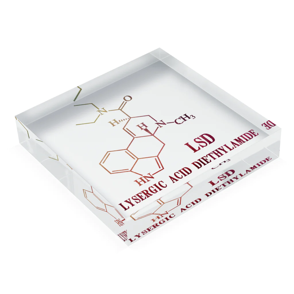 有限会社　√65の【LSD】 アクリルブロックの平置き