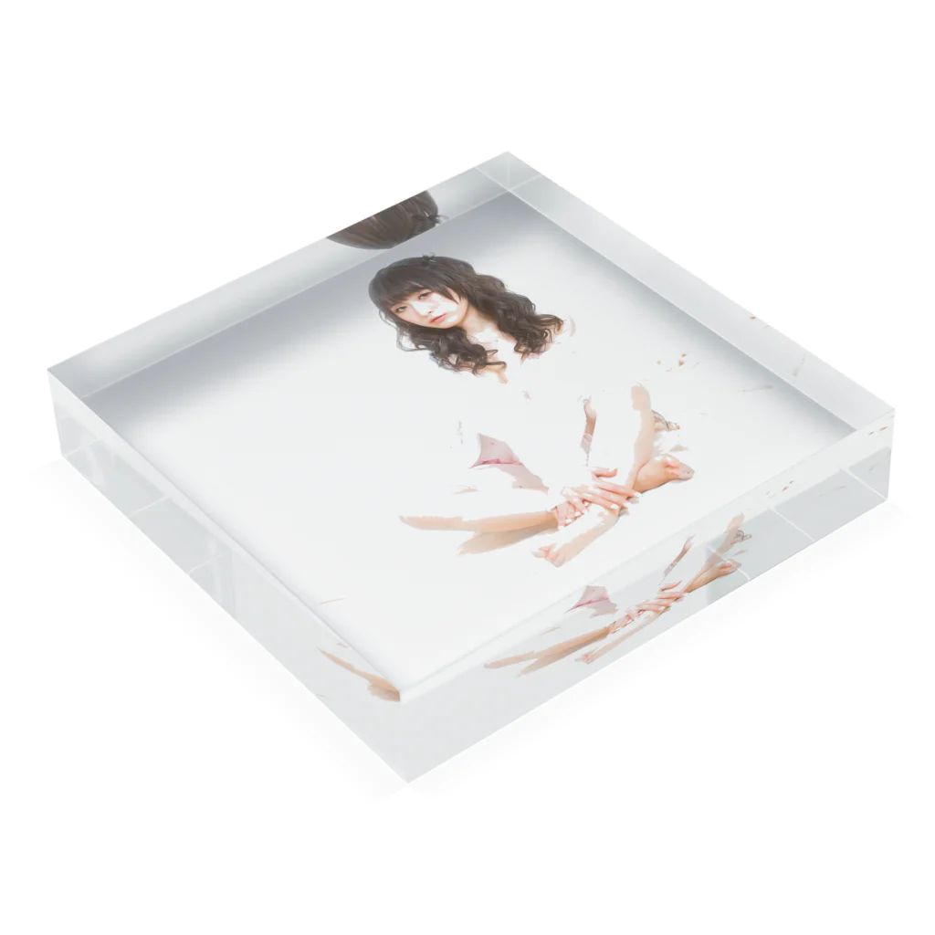 山田リティのあたいにご褒美（山田リティ） Acrylic Block :placed flat