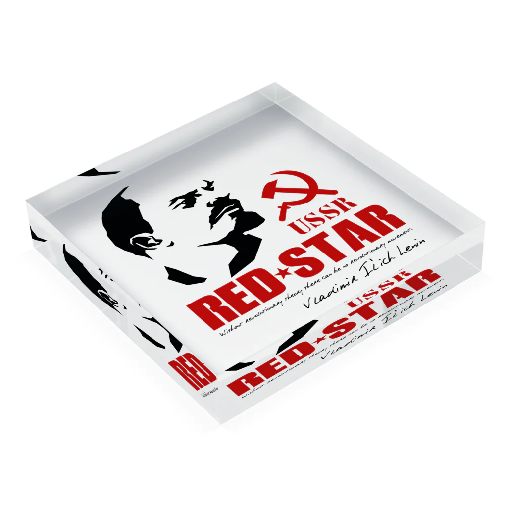 JOKERS FACTORYのLENIN レーニン Acrylic Block :placed flat