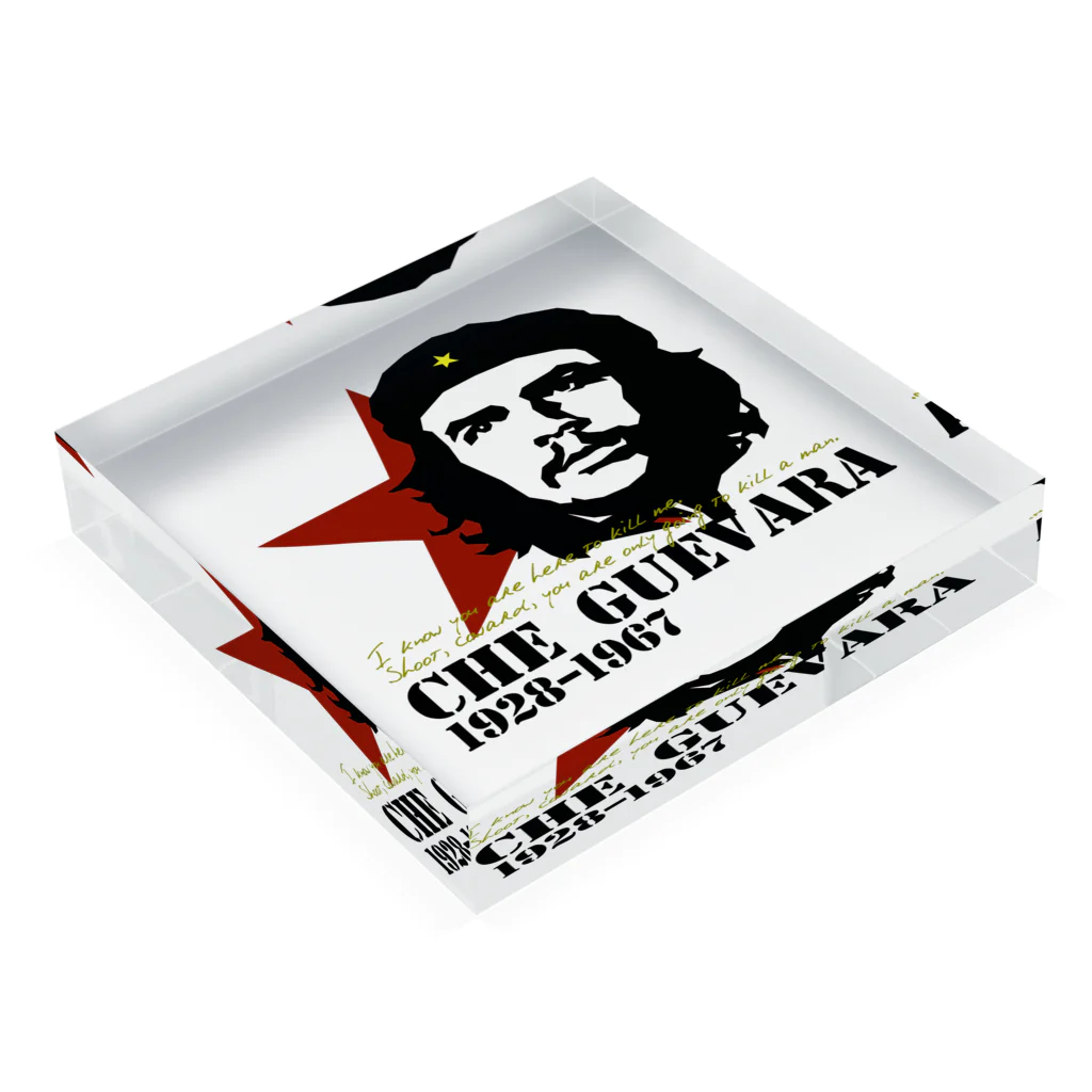 JOKERS FACTORYのGUEVARA ゲバラ Acrylic Block :placed flat