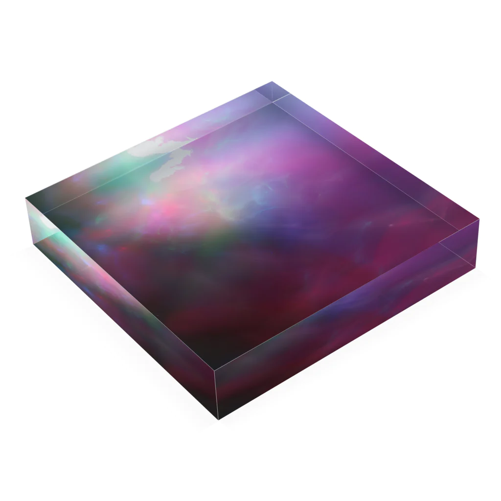 [Yugen's AURORA] official shopの「ジャスミンの抱擁」 Acrylic Block :placed flat