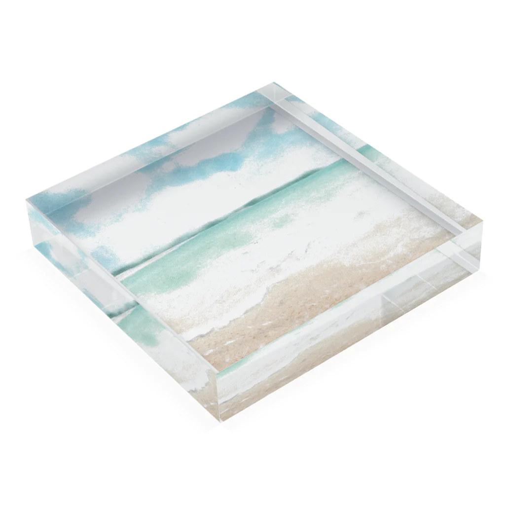 caprice-yk-sunのそうだ！海に行こう♪ Acrylic Block :placed flat