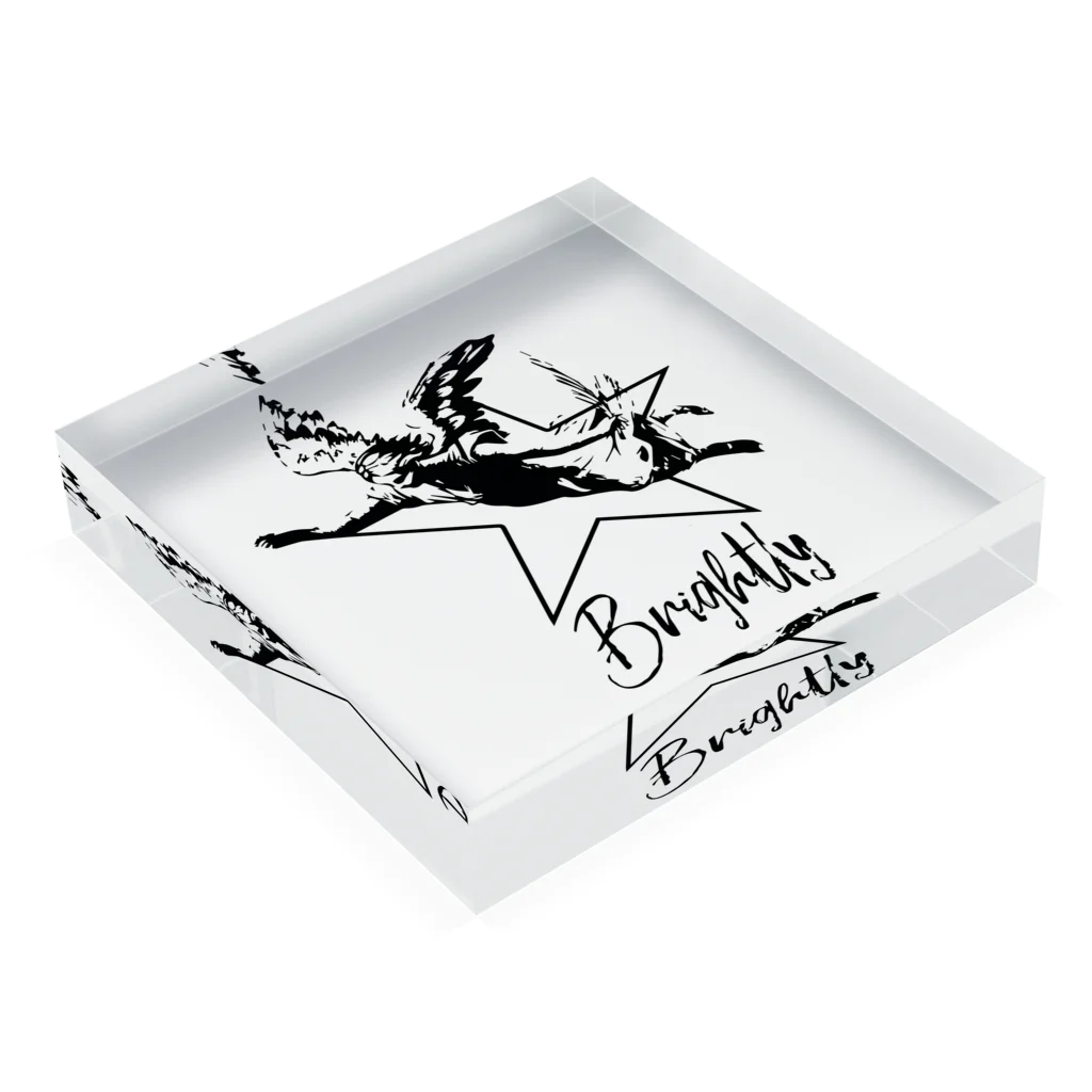 yellow-goodsの「Brightly」 Life style items Acrylic Block :placed flat