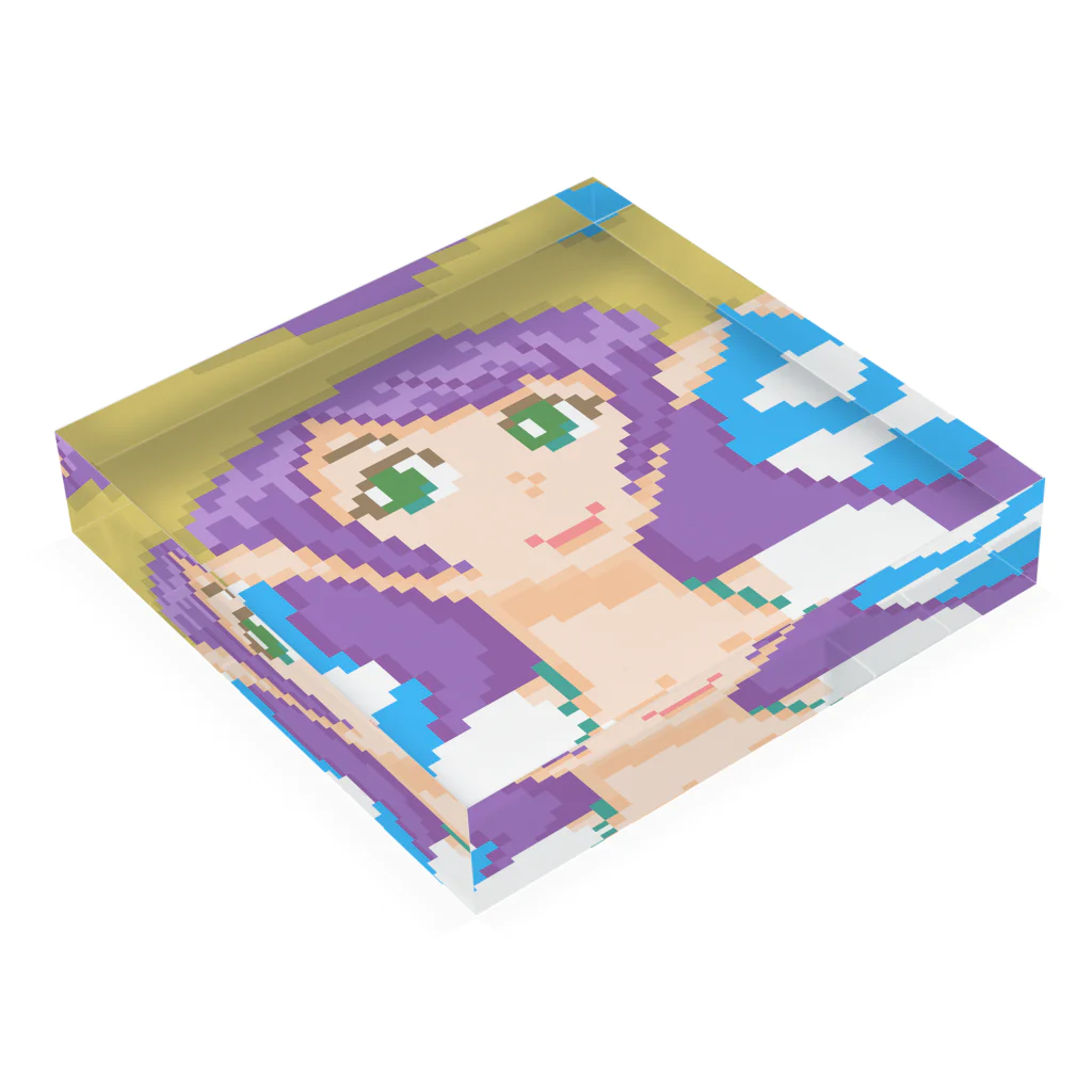 みゅーとの夏エルフちゃん Acrylic Block :placed flat